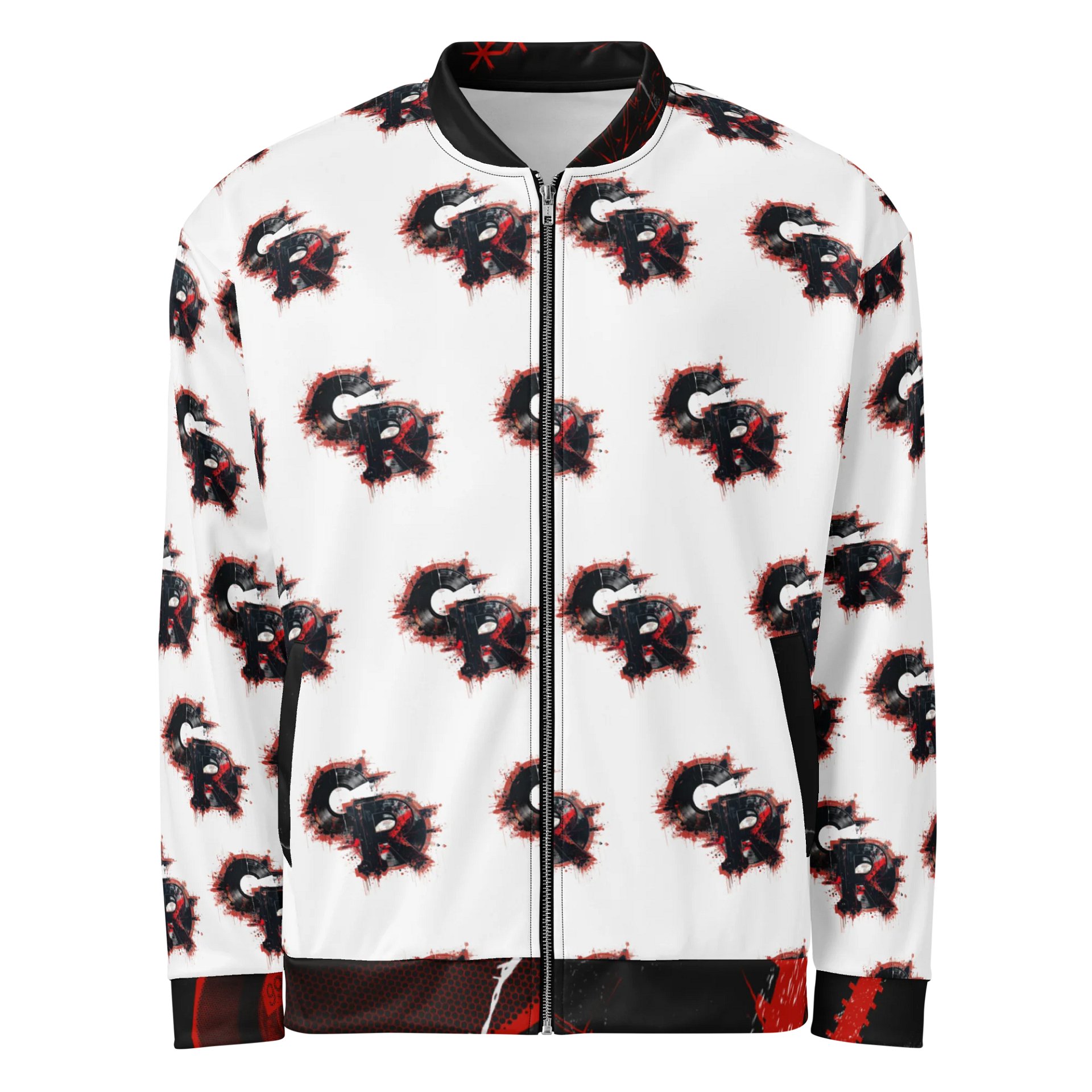Contusion Records Logo All-Over Bomber Jacket product image (1)