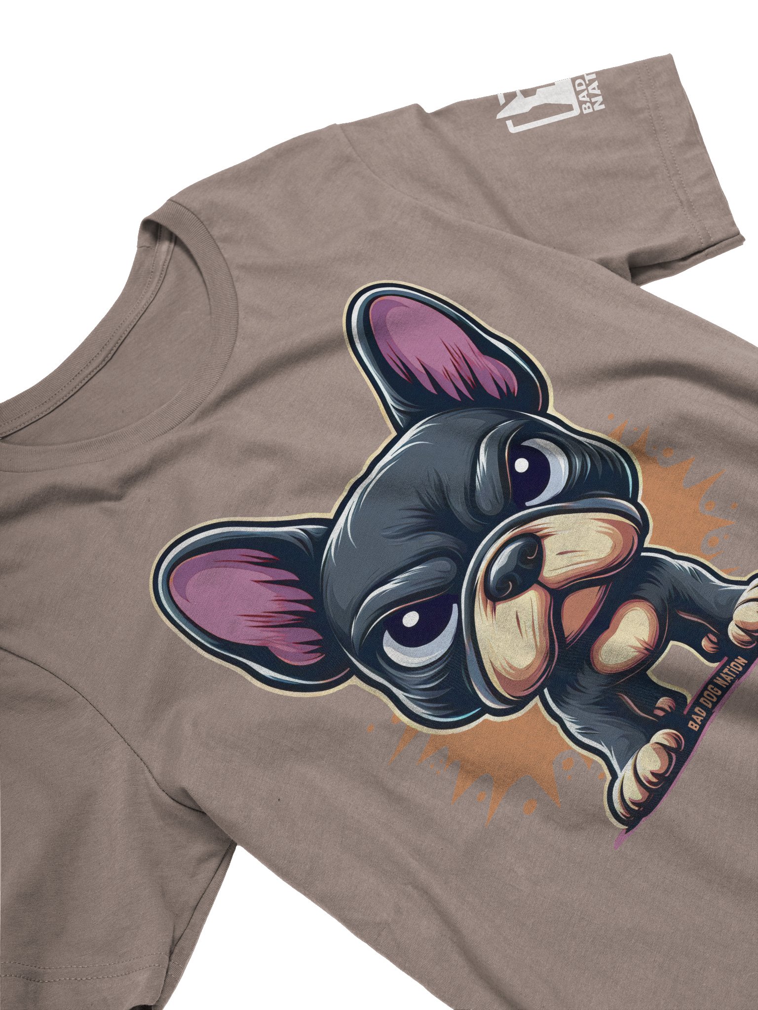 French Bulldog Angry Pup - Premium Unisex T-shirt product image (6)