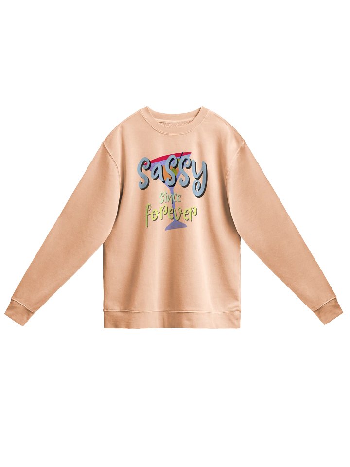🪩 Sassy Vibes Unisex Sweatshirt product image (2)