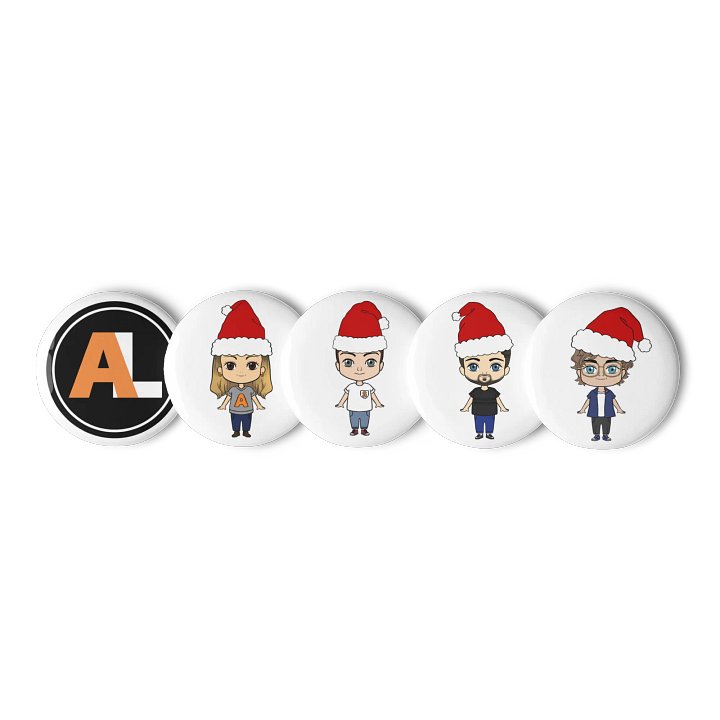 Christmas Badges - Set of 5 product image (1)