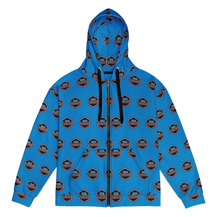 TFOT All-Over Red Hex Blue Zip Jacket product image (1)
