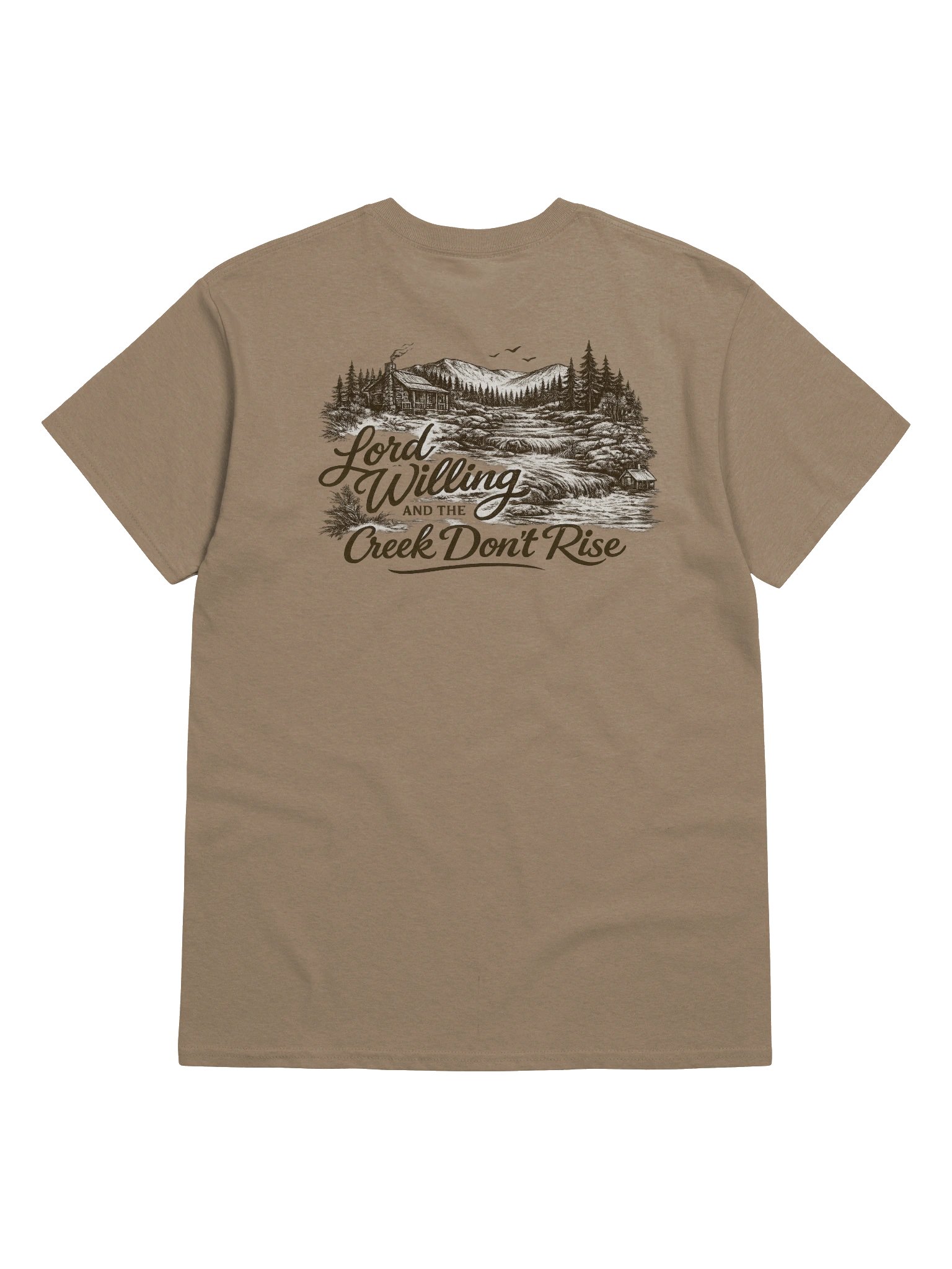 Lord Willing and the Creek Don't Rise T-Shirt product image (6)