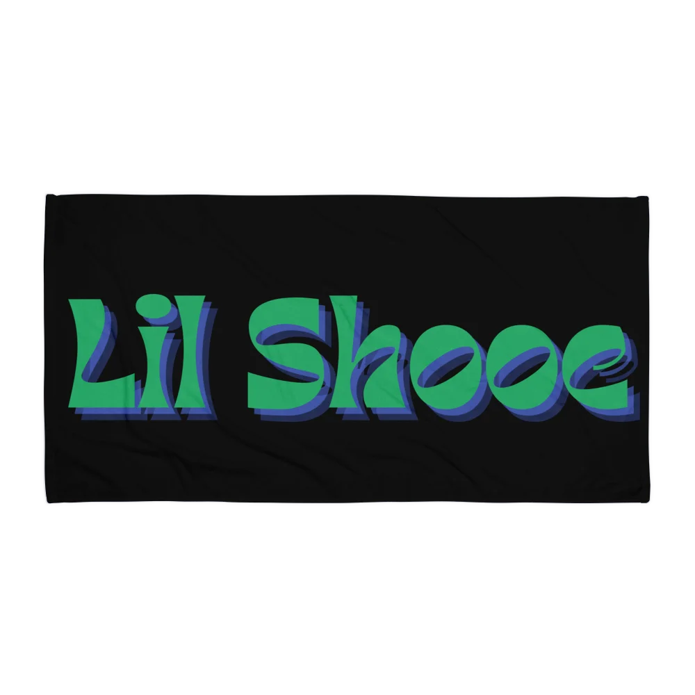 Lil Shooe Green-Blue 3D Beach Towel product image (2)