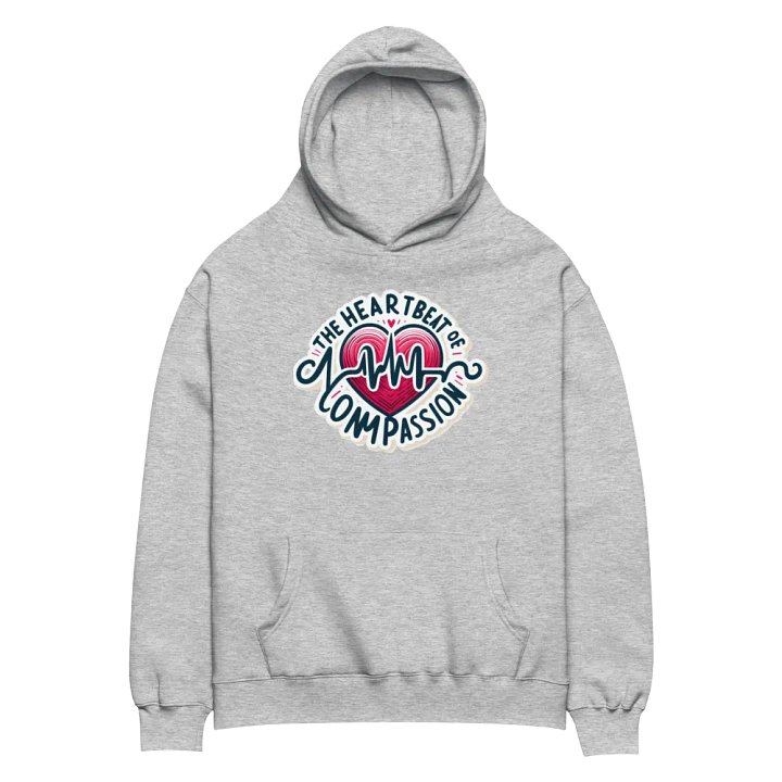 Compassionate Heartbeat Oversized Hoodie product image (32)