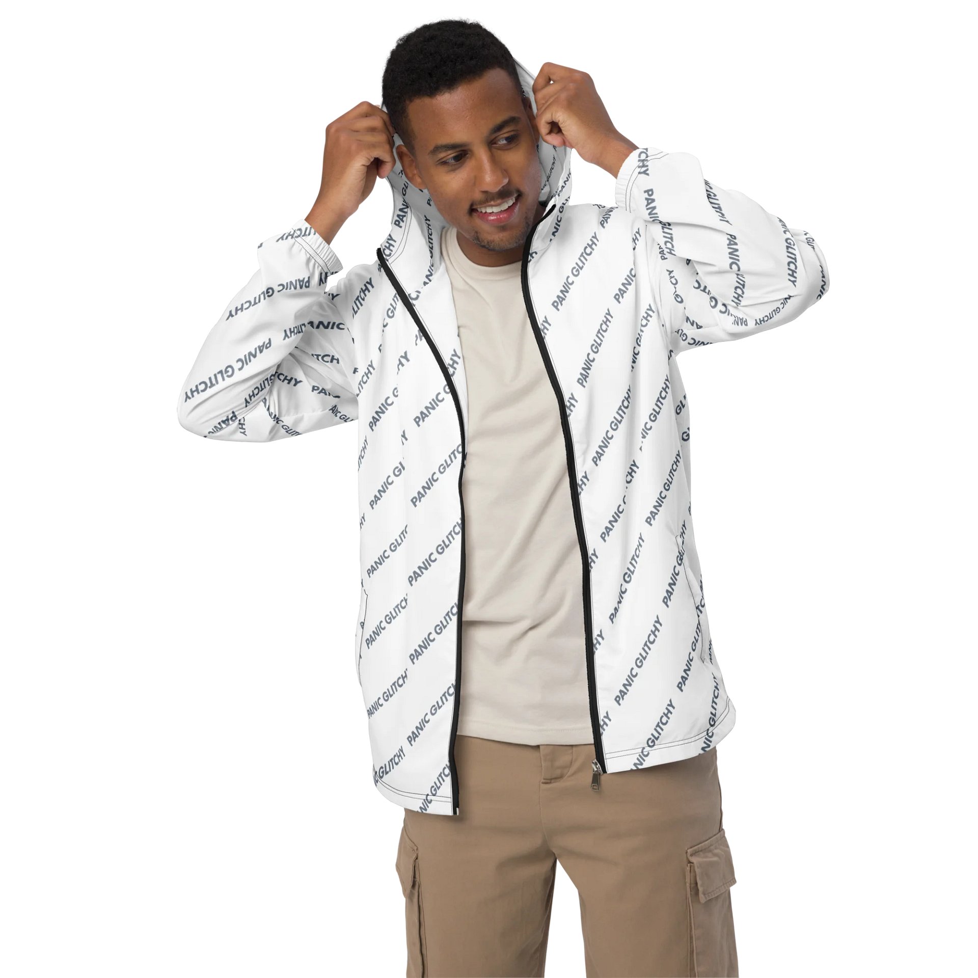 Just Panic/Just Glitchy windbreaker product image (3)