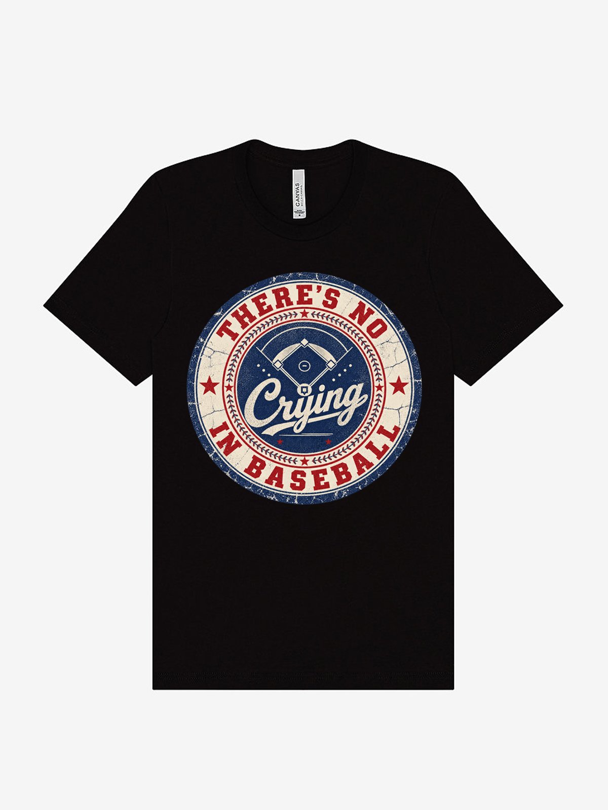 There’s No Crying in Baseball Vintage Tee product image (2)