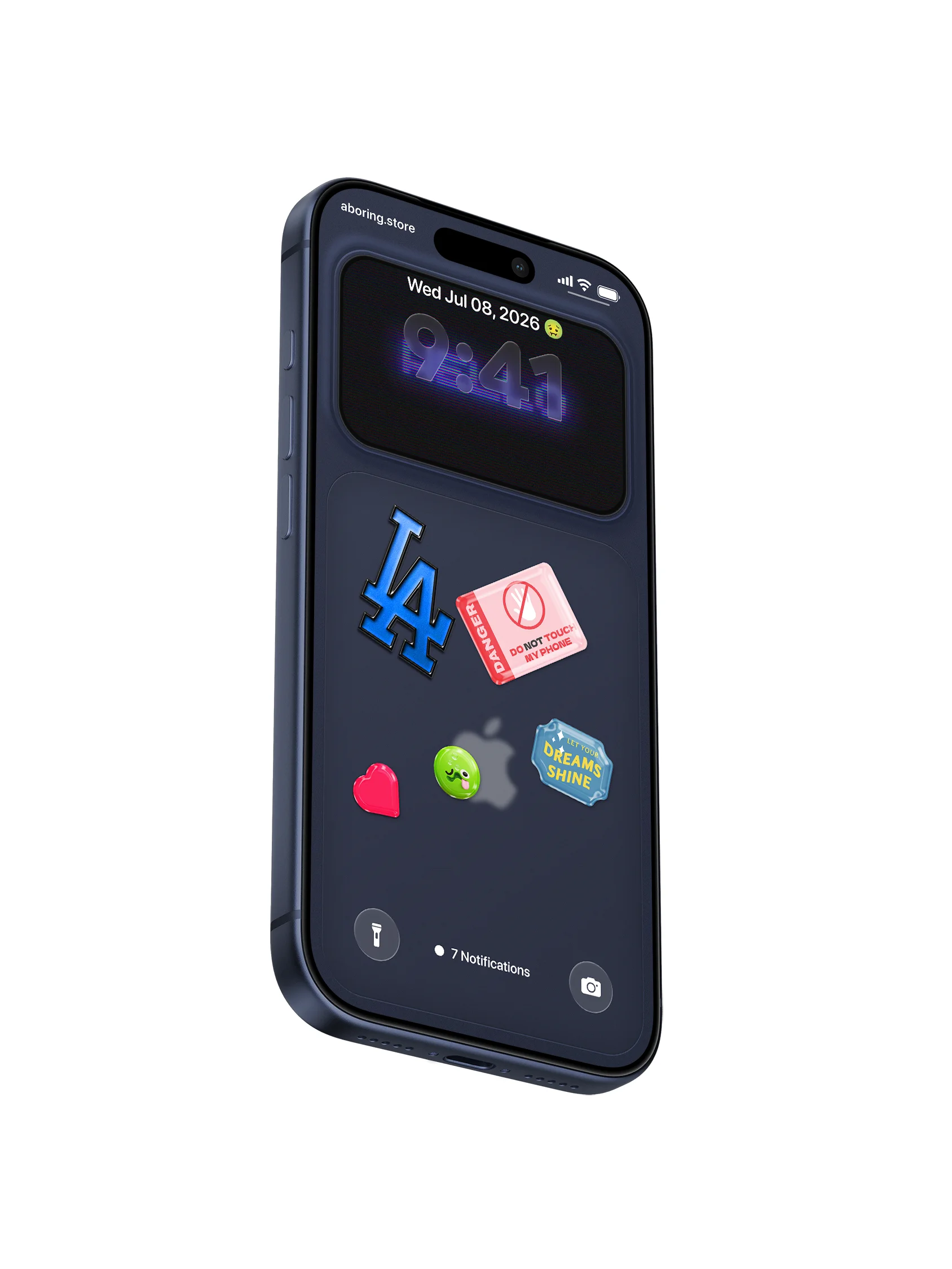 iPhone 17 Deep blue camera bump wallpaper product image (1)