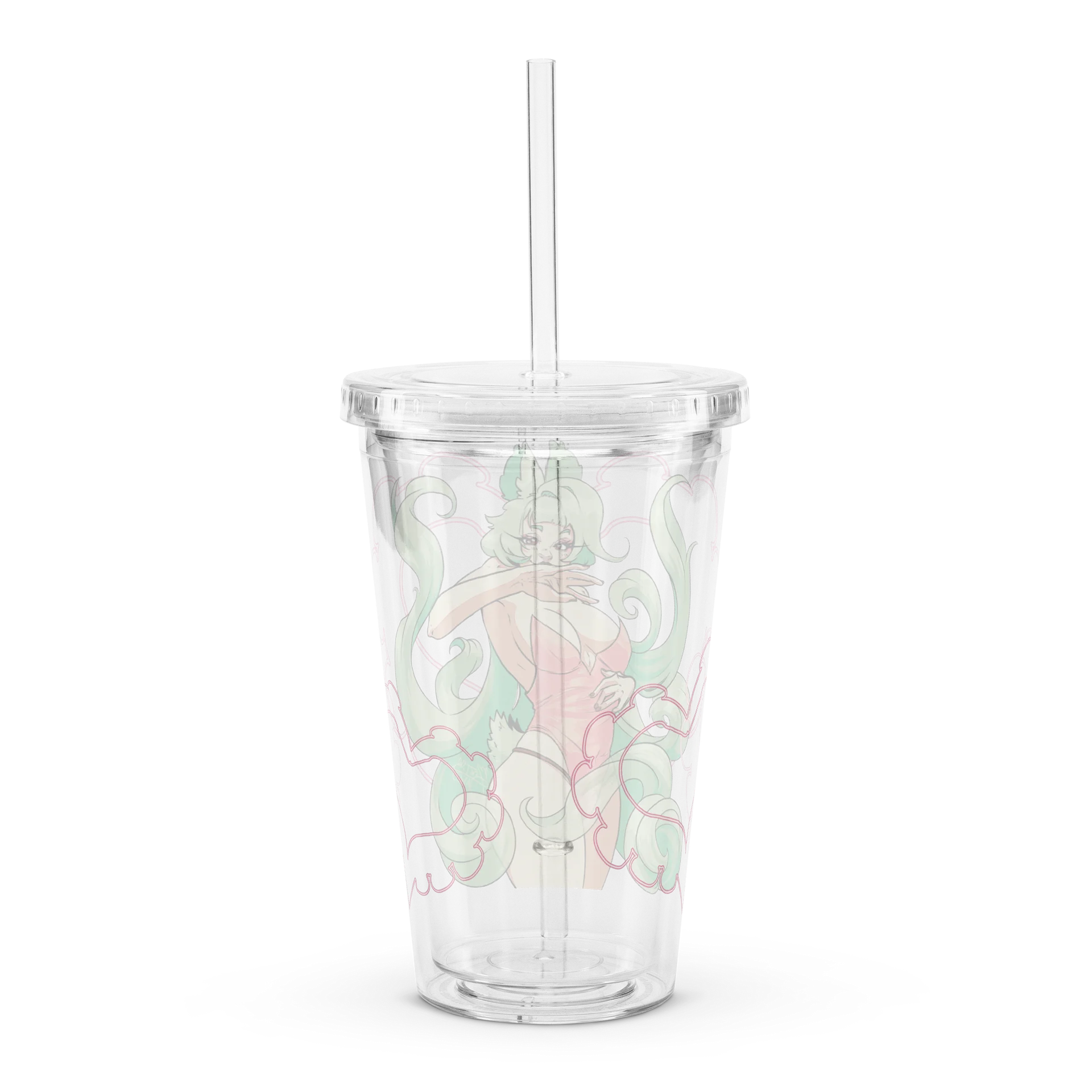 Cthulu Mint Clear Sippy Cup product image (2)