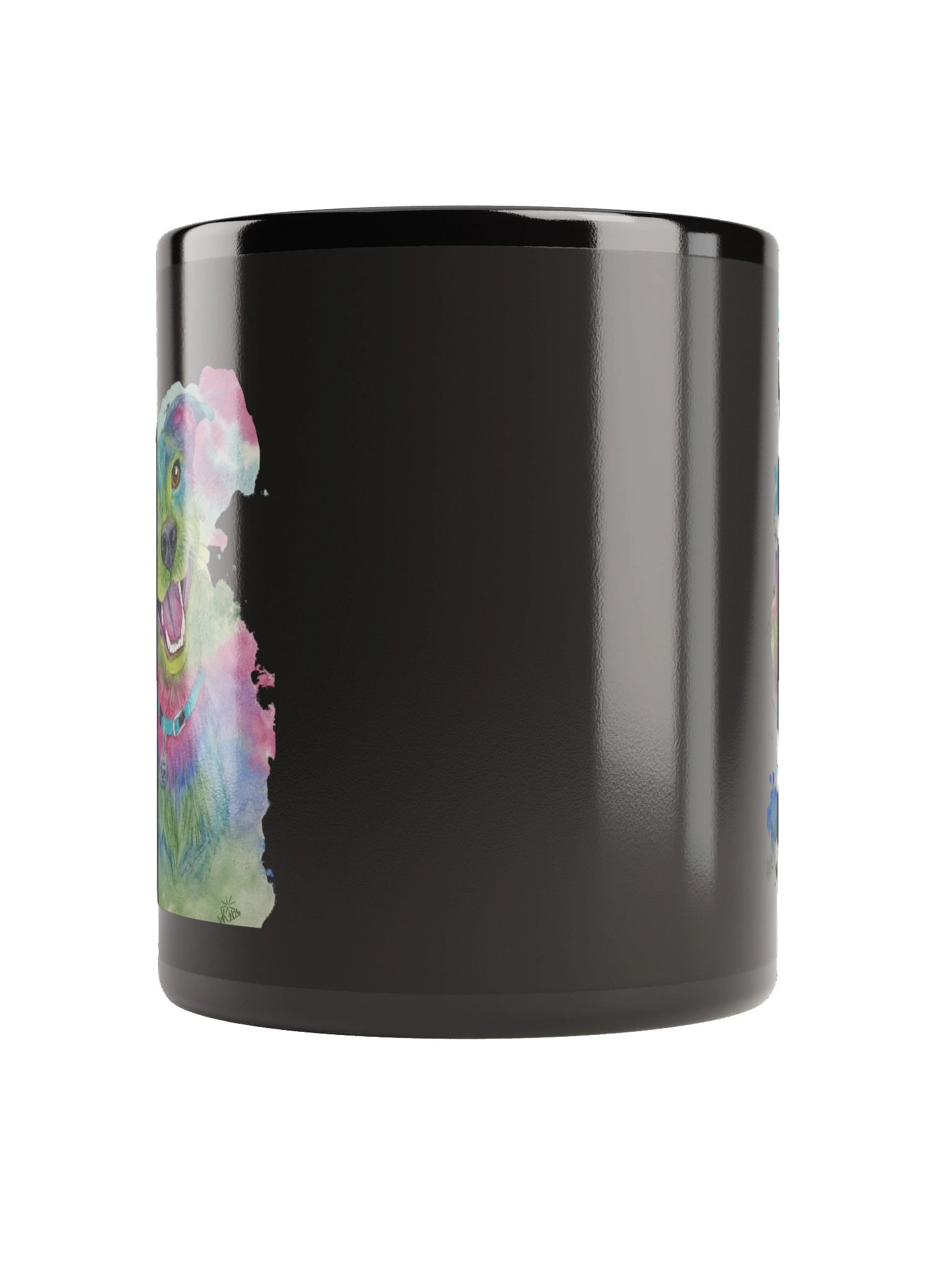 Faye — Black Glossy Mug product image (3)
