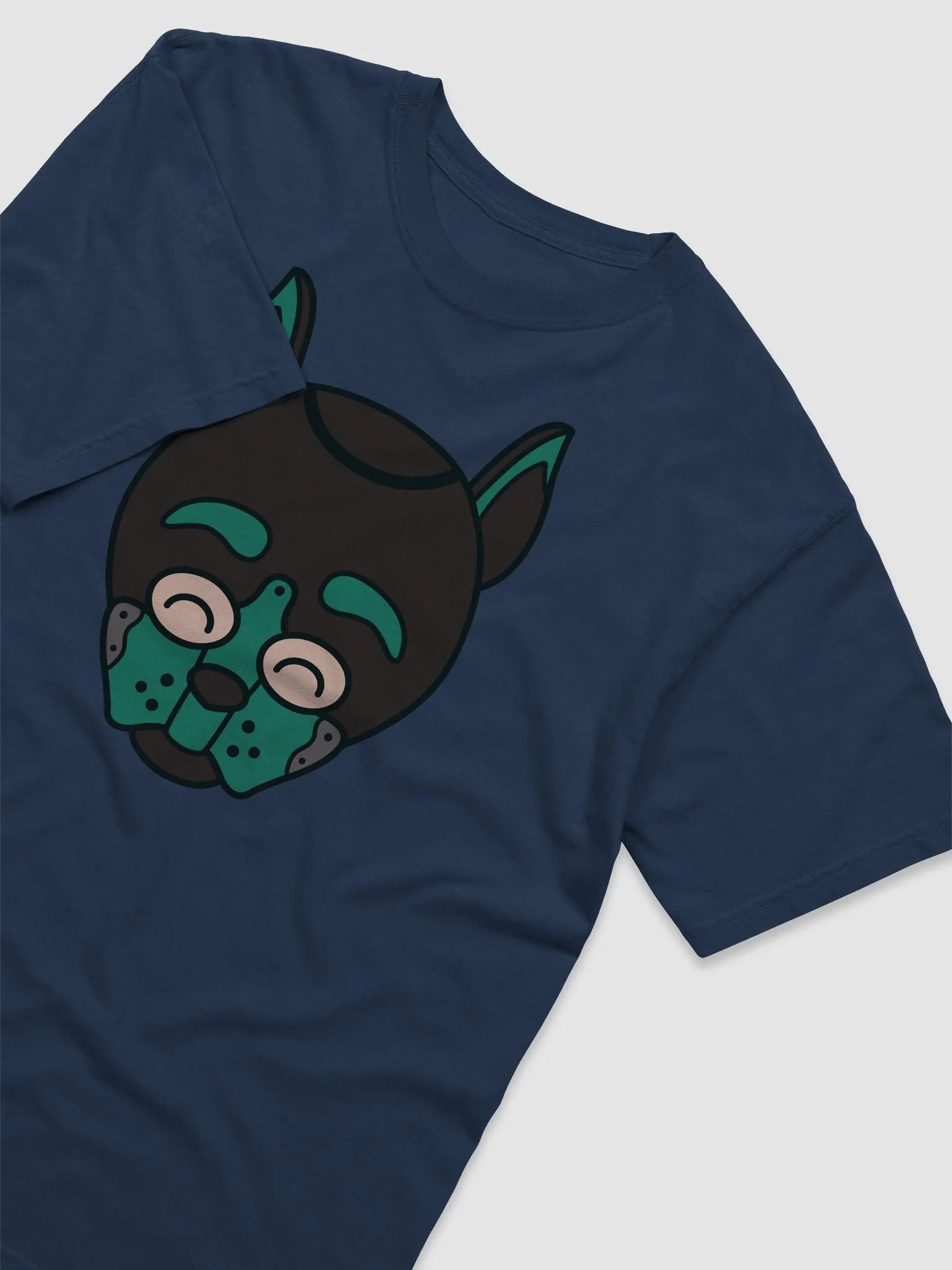 The 'pup hood color splash' T-Shirt - Green product image (59)