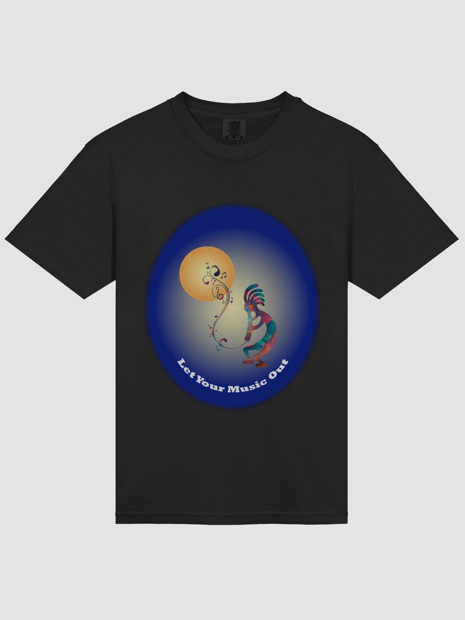 Wellness Shirt Unisex - Wellness Quotes - Let Your Music Out product image (3)