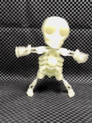 WATCH this 3D-printed skeleton dance its way into your heart! 💀 In this video, I quickly show you the process of printing, assembling, and activating this amazing articulated model. It's the perfect spooky desk toy for Halloween... or any time of year! Wanna print it yourself find the link to the STL below! https://cults3d.com/:6... #3dprinting #dancingskeleton #3dprint #3dprinted #diy            