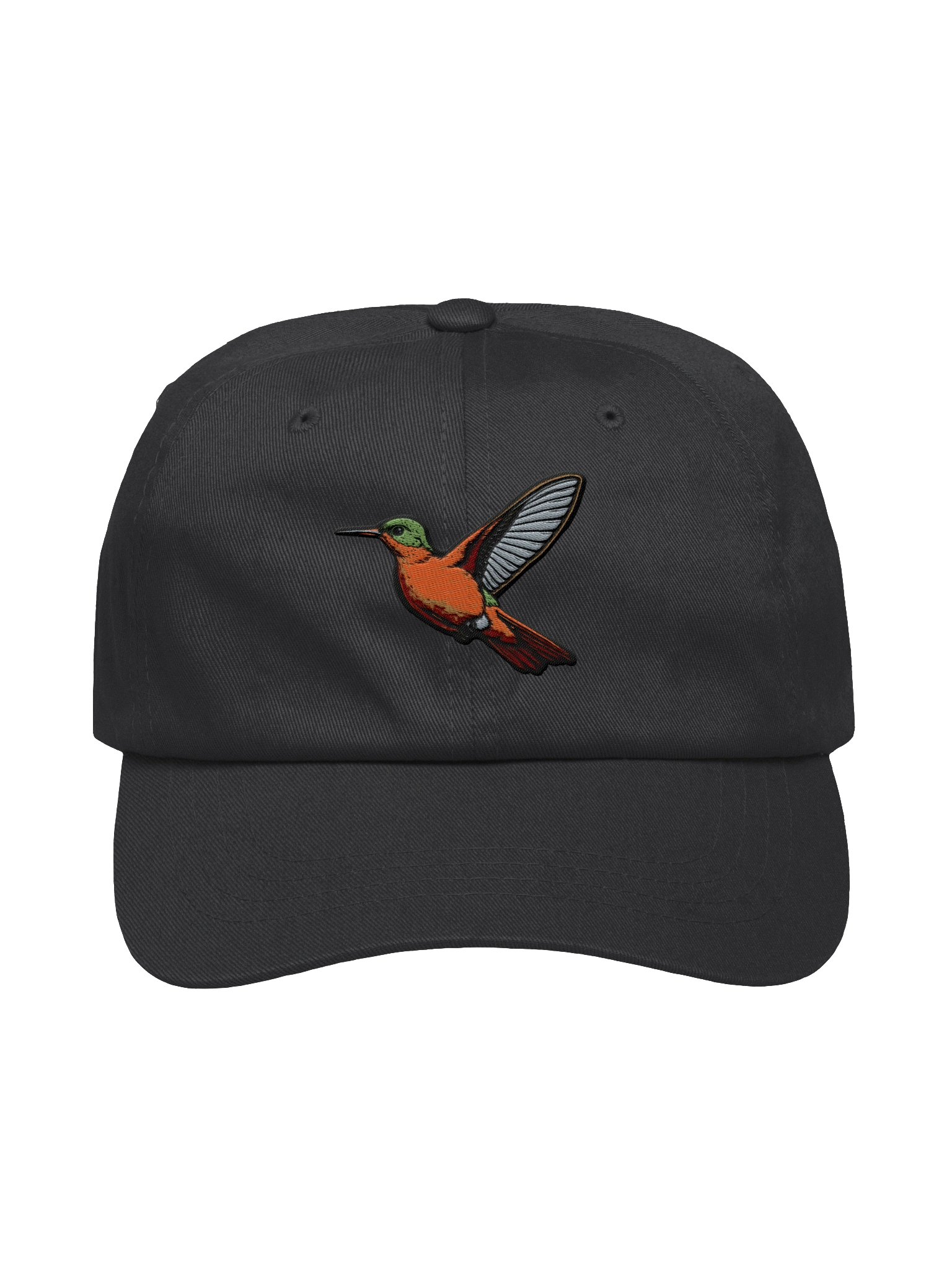 Cinnamon Hummingbird Embroidered Hat | Hummingbird Dad Cap | Bird Lover Gift product image (4)