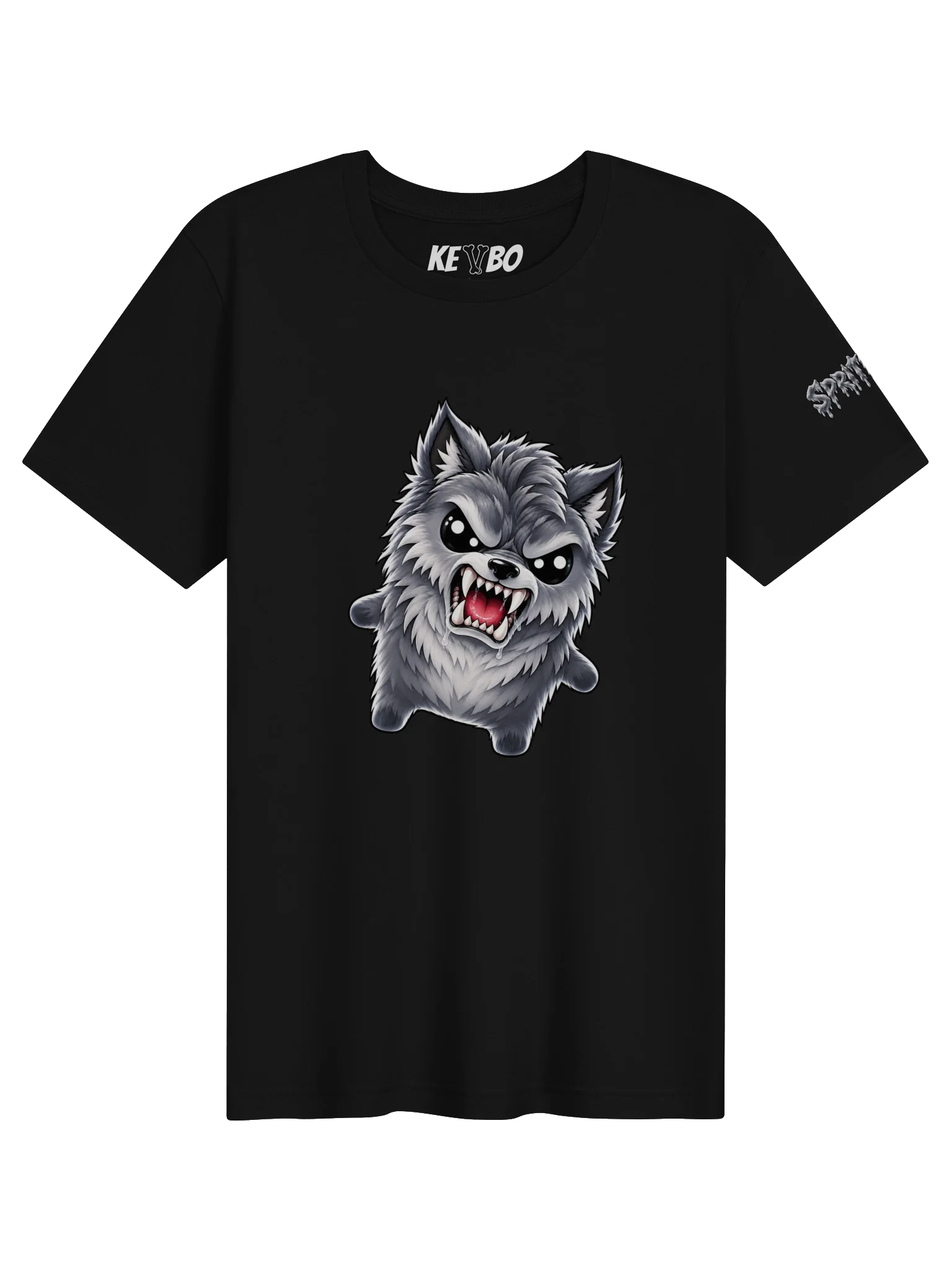 SPRITEFEST "Evil Wolf Sprite" ADULT Black T-Shirt product image (1)