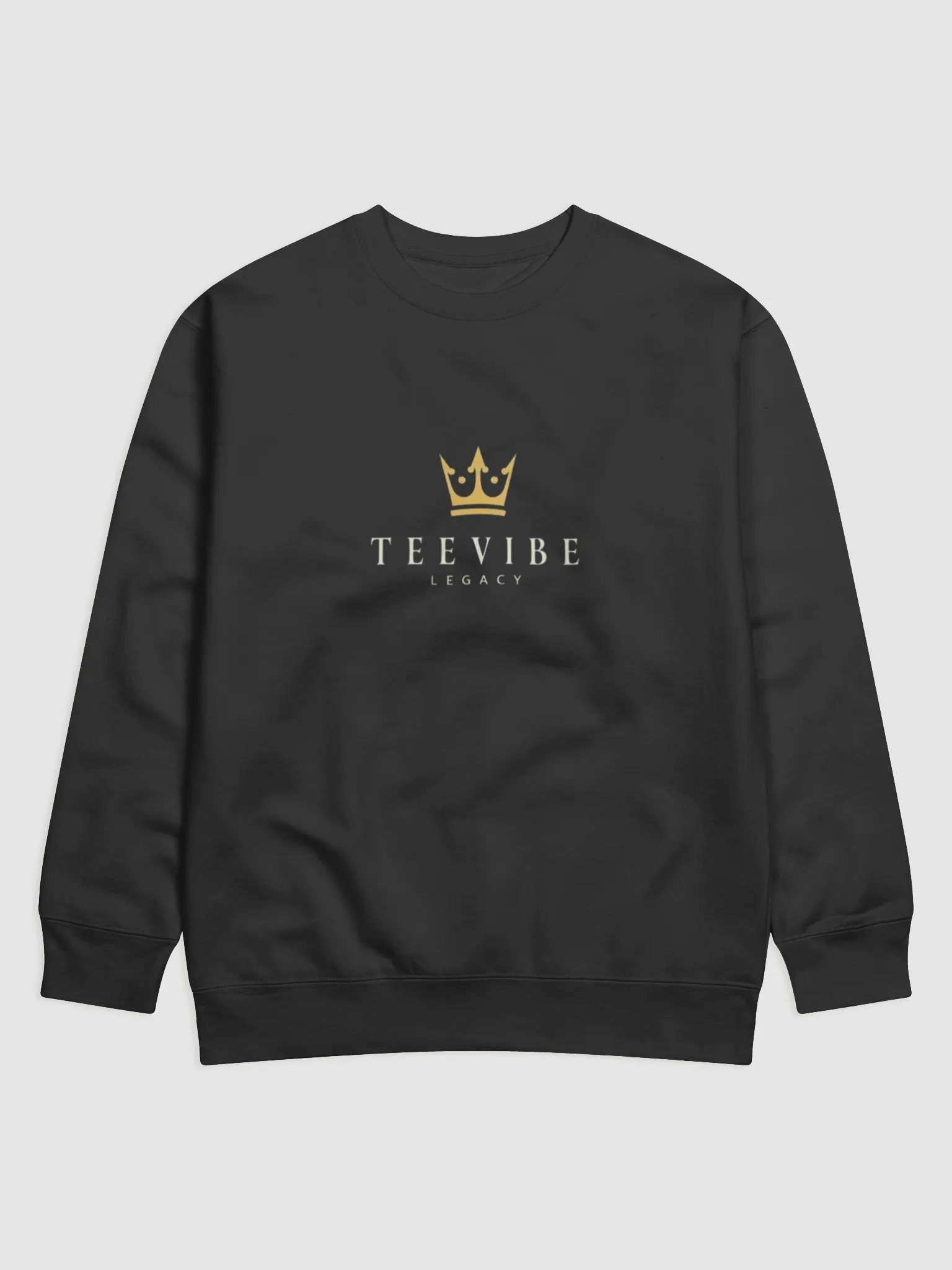 TEEVIBE LEGACY Yellow Crown Premium Sweatshirt product image (1)