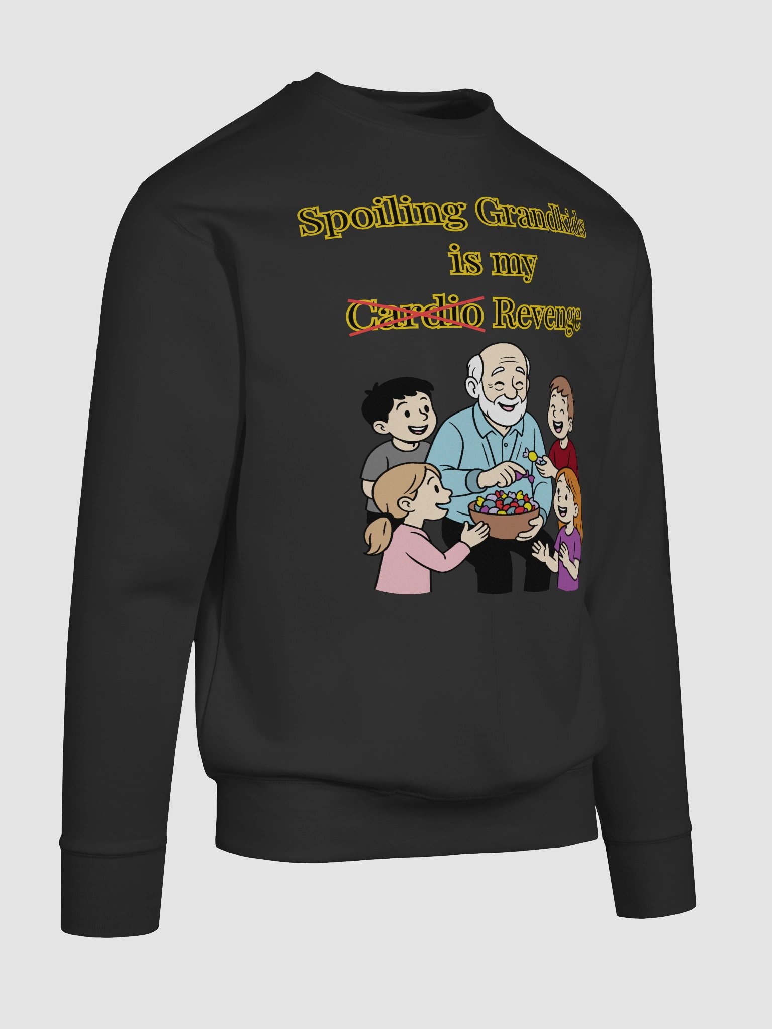 Spoiling Grandkids is my Cardio (Male) Cotton Heritage Premium Sweatshirt product image (10)