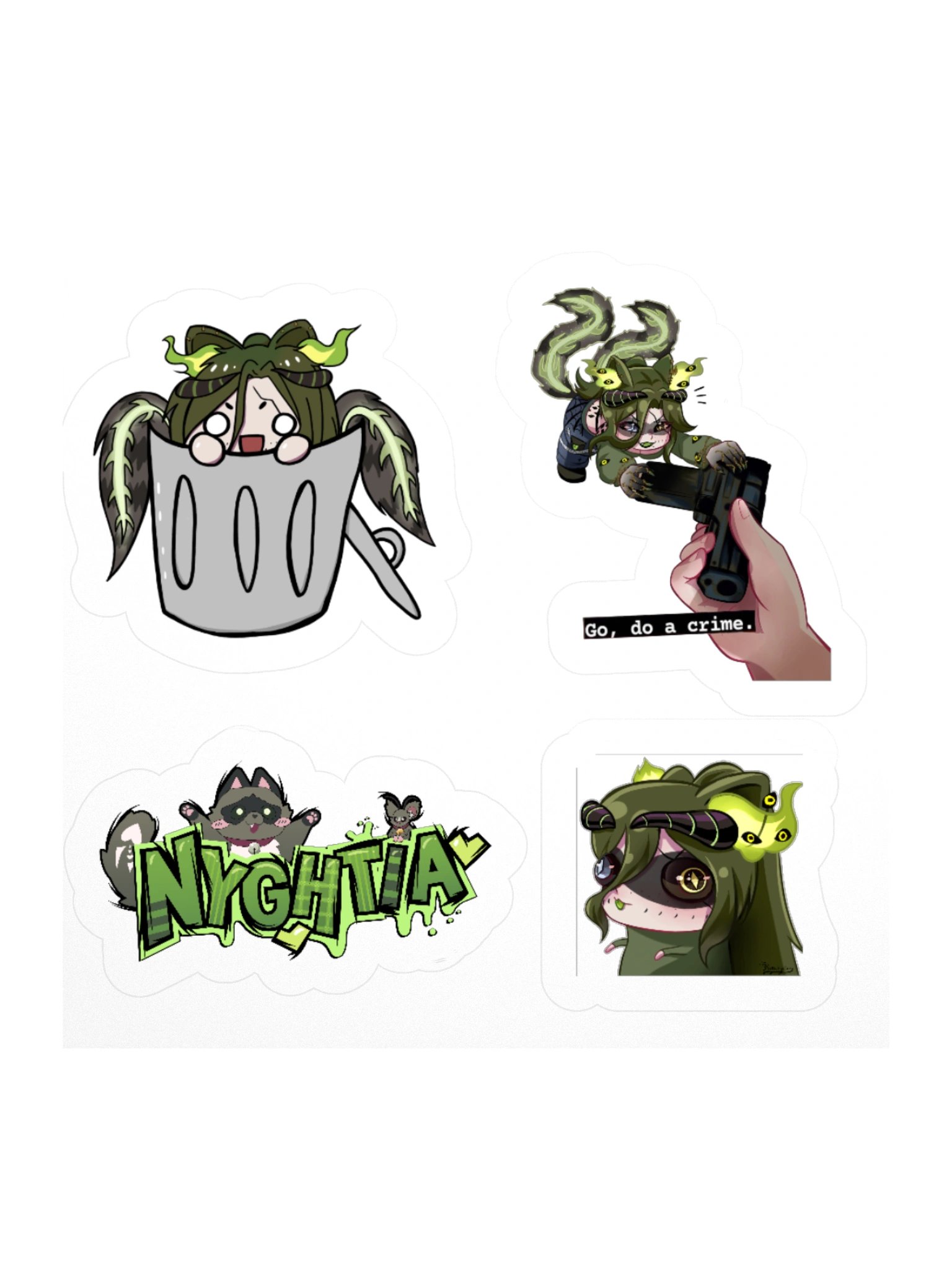 Silly Nyghtia's Stickers product image (1)