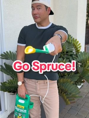 #Ad #SprucePartner SPRING IT ON! with the help of @Spruce Weed & Grass Killer and say goodbye to those stubborn weeds. Plus, it’s safe for use around people, pets and bees when used as directed. Go Spruce! Link in bio to learn more. #spruce #homeandgarden #dadlife 