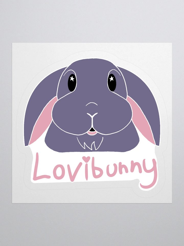 Lovibunny Logo Sticker product image (1)