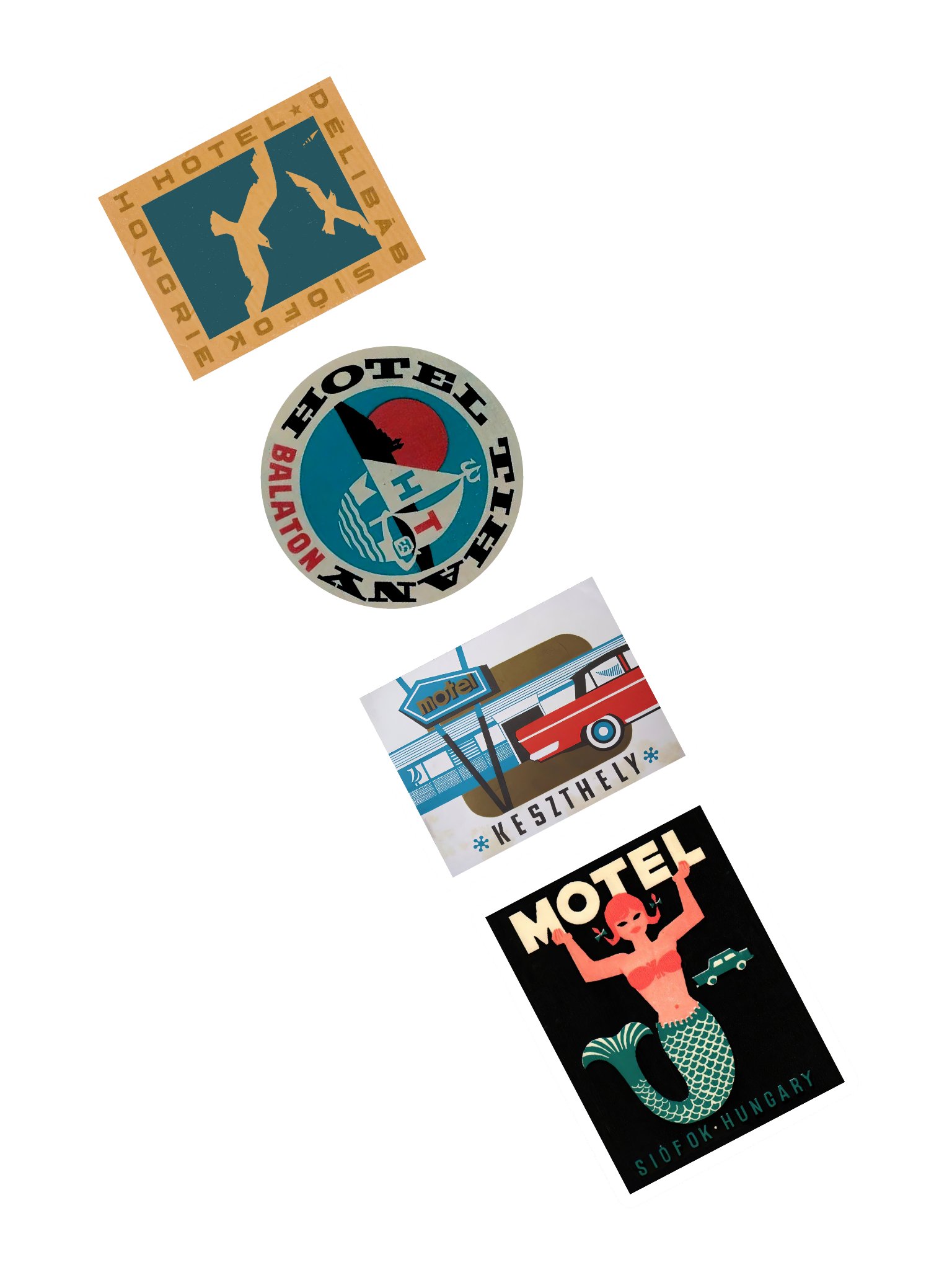 Lake Balaton Hotel Stickers product image (2)