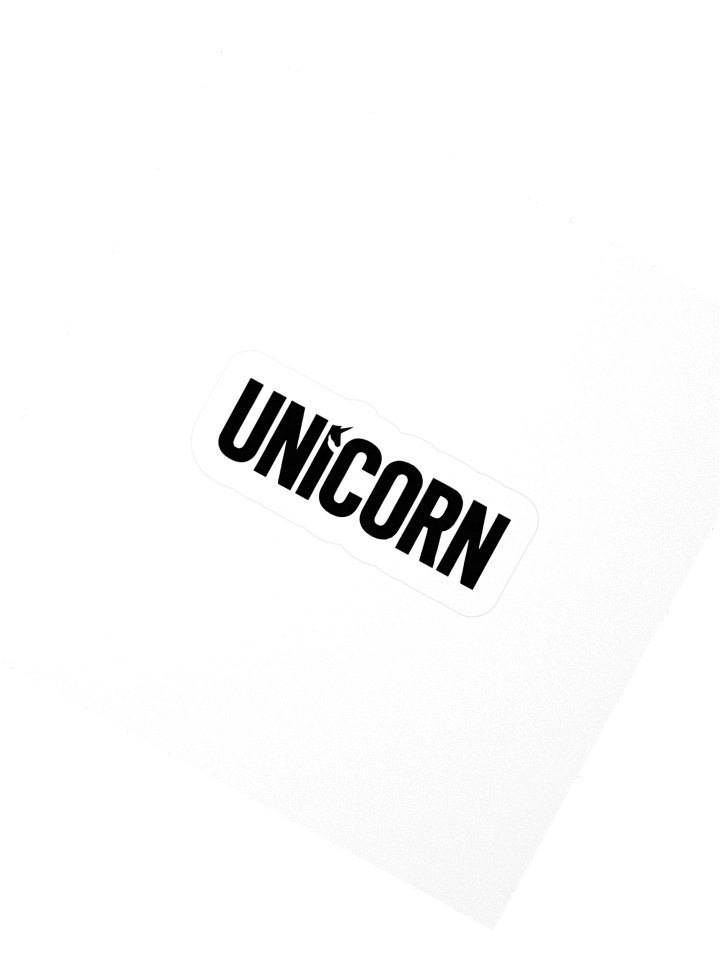 UNICORN® Wordmark Die-Cut Sticker product image (2)