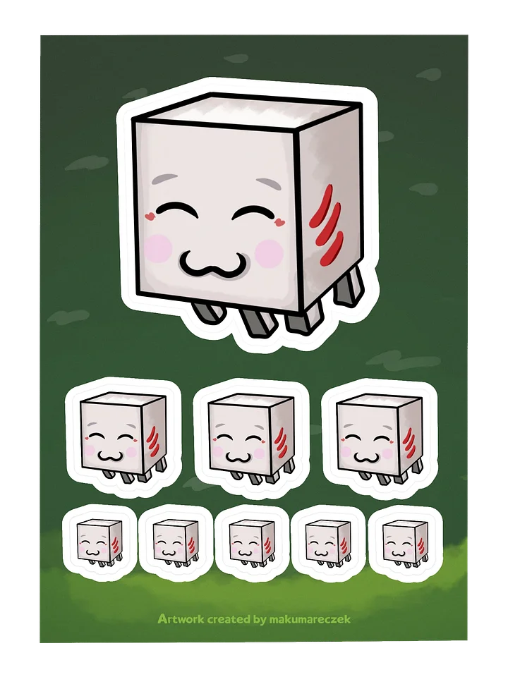Happy Ghast - Kiss Cut Sticker Sheet product image (1)