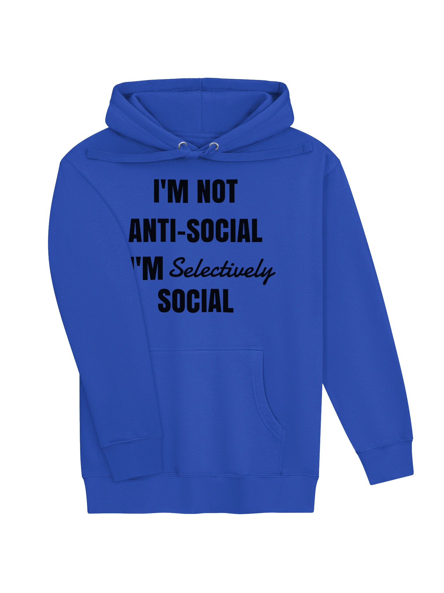 The "Selectively Social" Statement Hoodie product image (34)