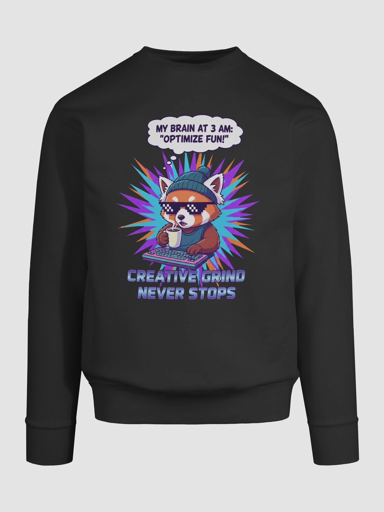 Optimize Fun Red Panda Sweatshirt product image (9)