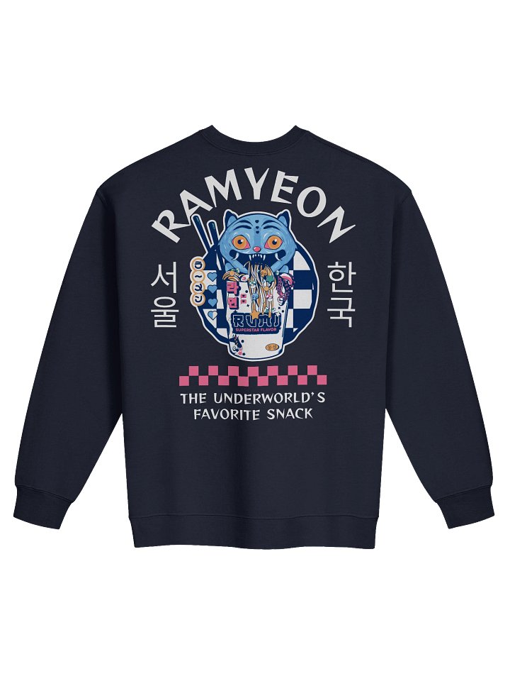 Derpy's Demon Ramyeon Shop KPDH Retro Unisex Sweatshirt product image (1)