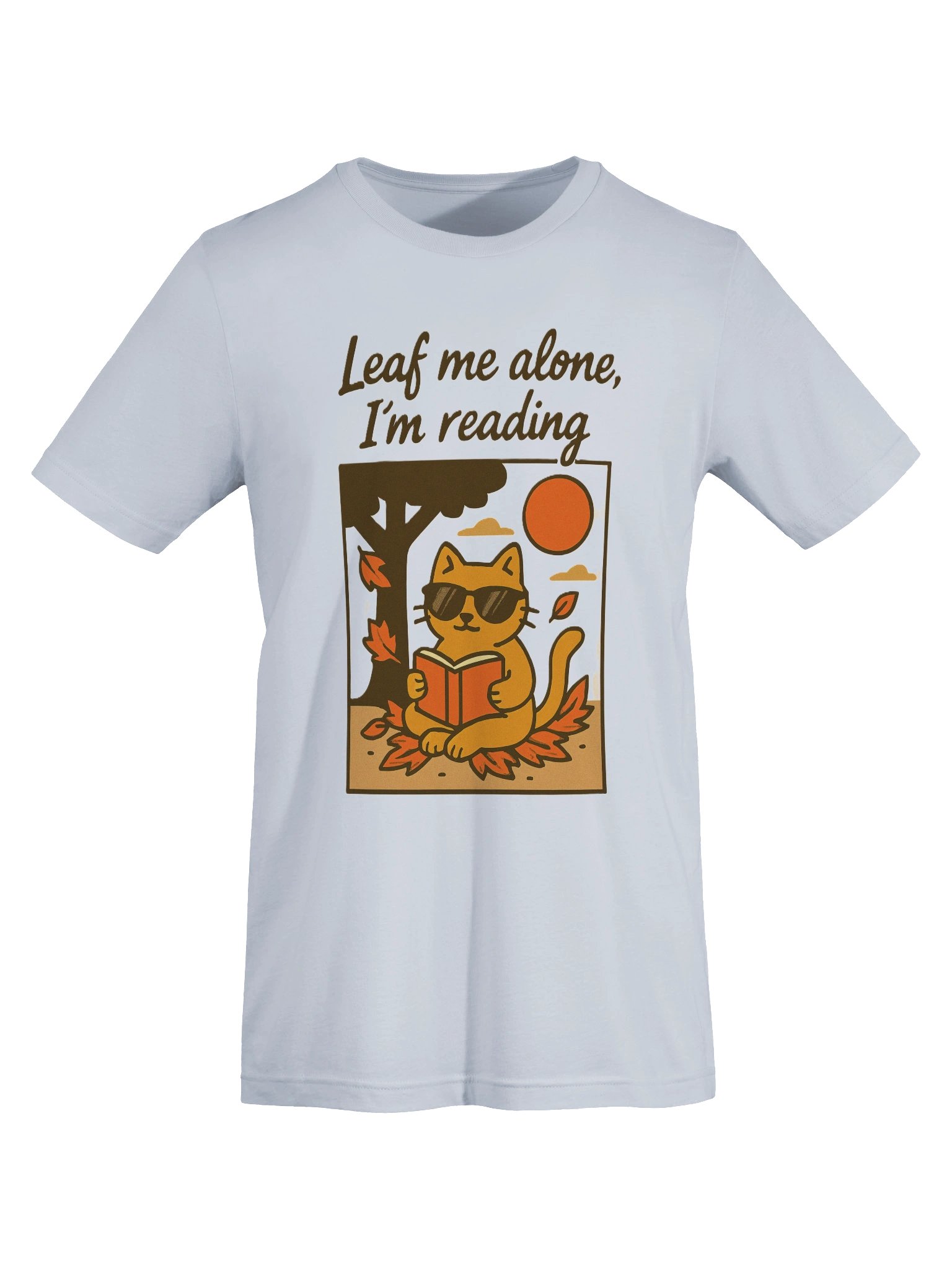 Leaf me alone, I'm reading T-Shirt product image (7)