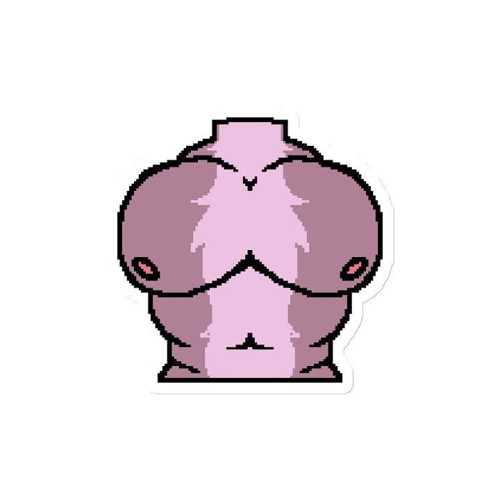 "Puppy Pecs" Die-Cut Magnet product image (2)