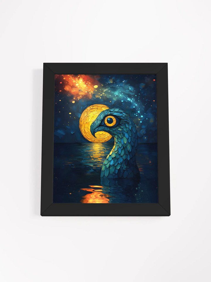 Framed wall art titled 'Bathing Pheonix' product image (1)