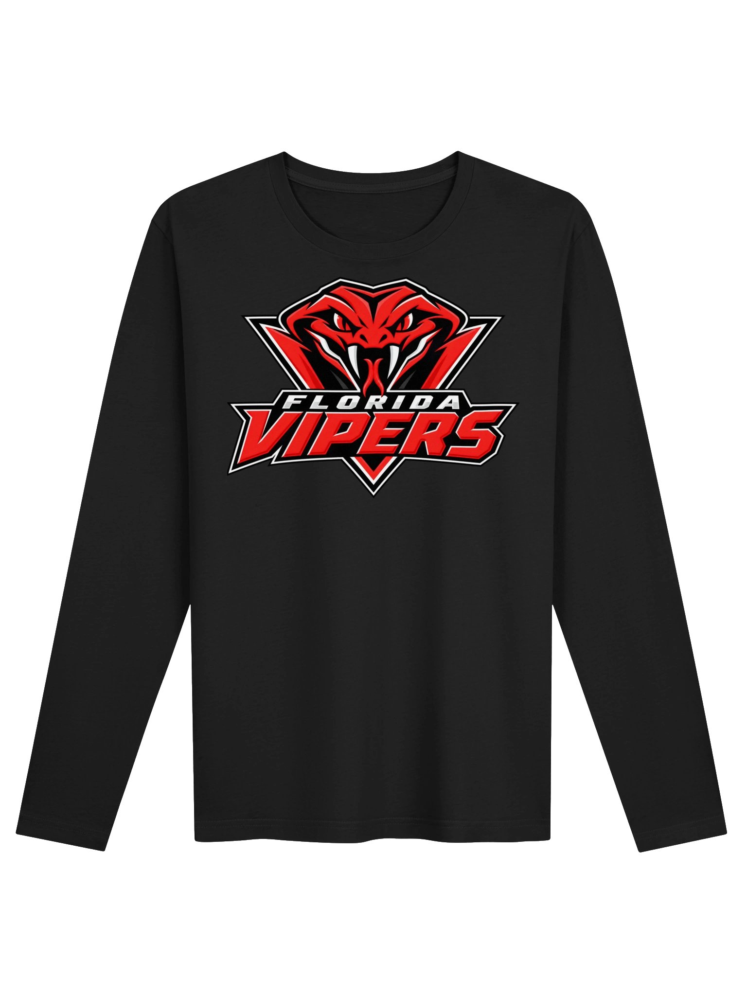 Florida Vipers Fitted Long Sleeve T-Shirt product image (3)