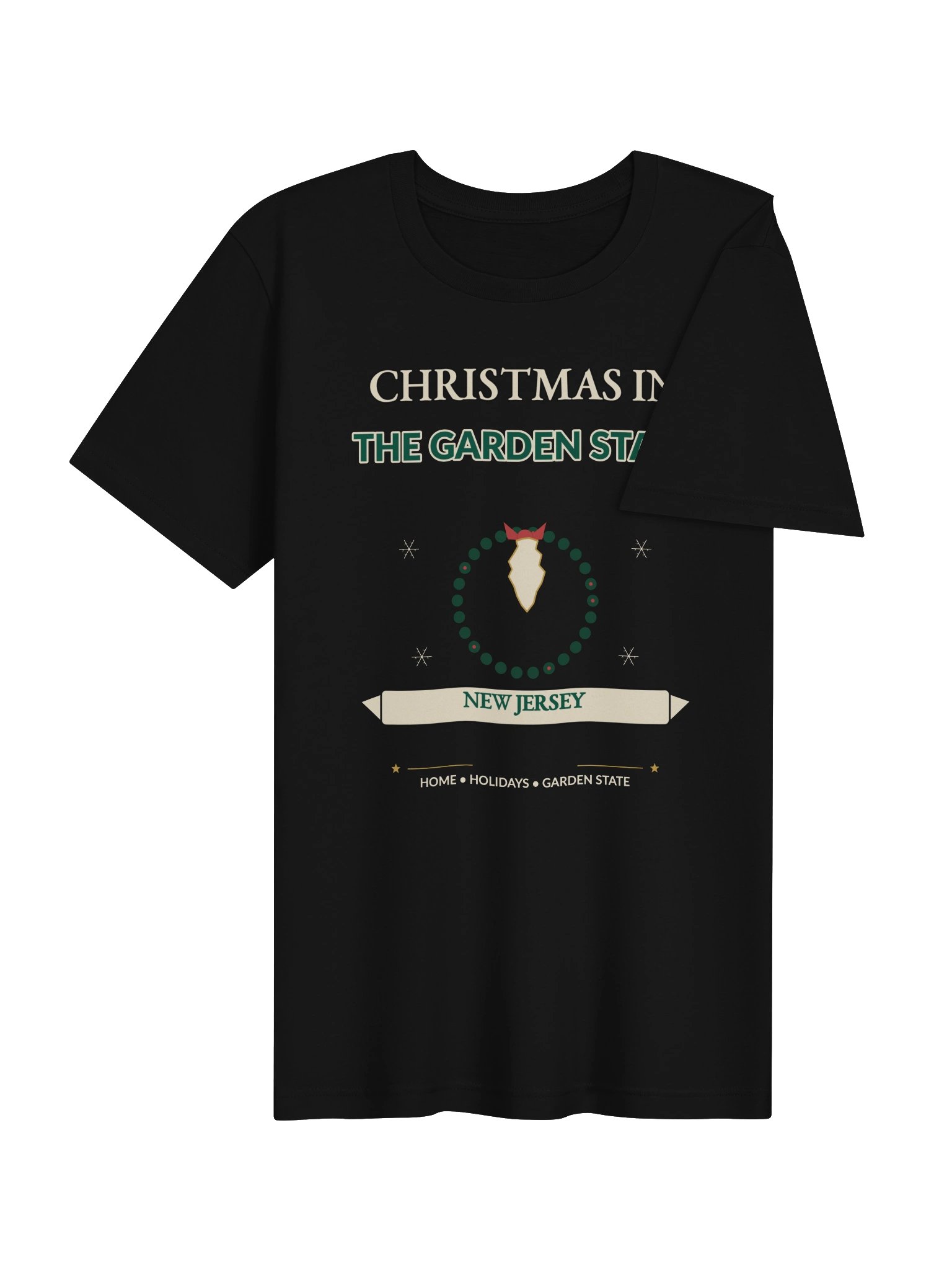 Christmas in the Garden State New Jersey T-Shirt product image (5)