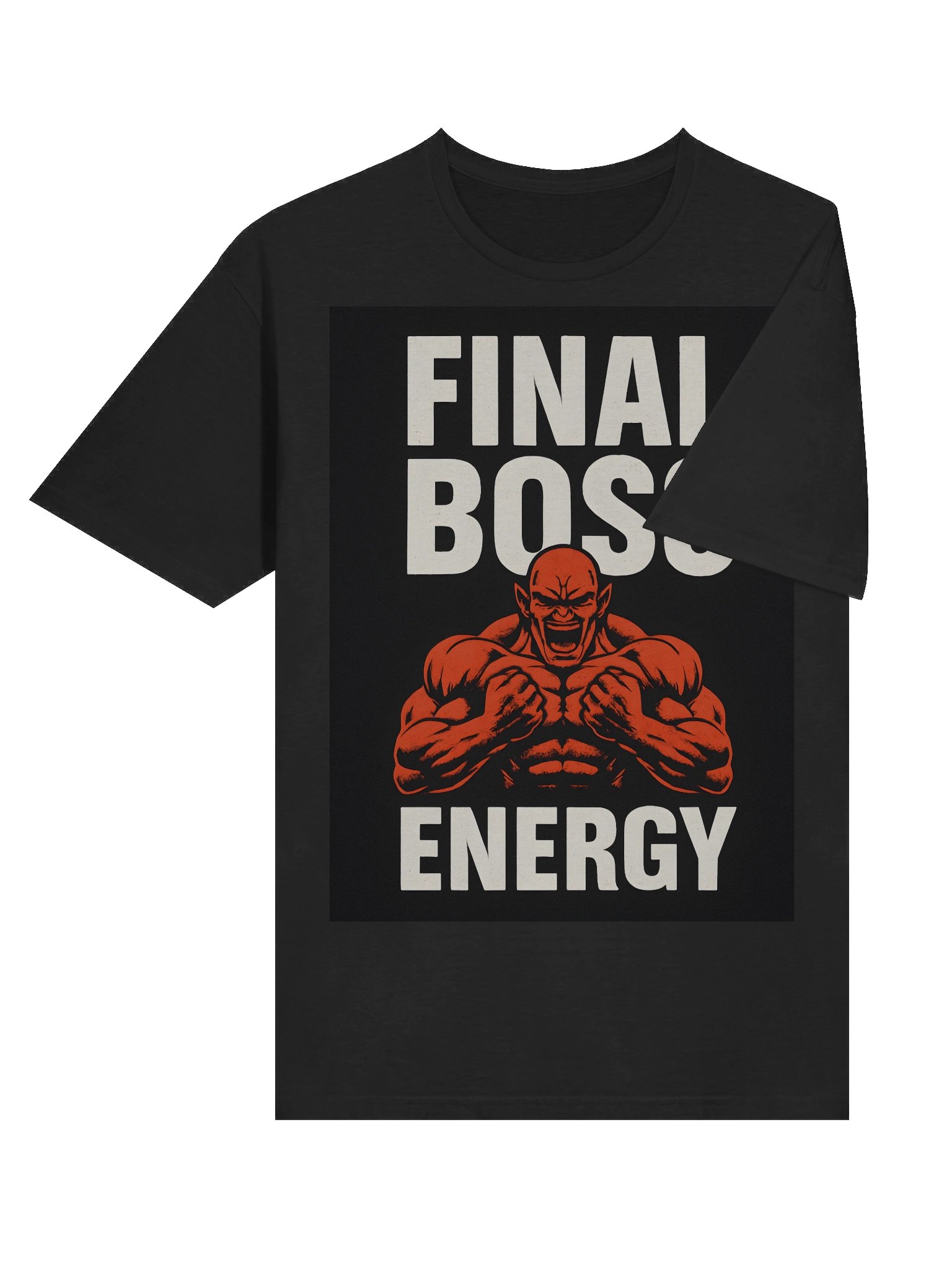 Final Boss Energy T-Shirt – Gamer Gym Tee for Power & Strength product image (6)