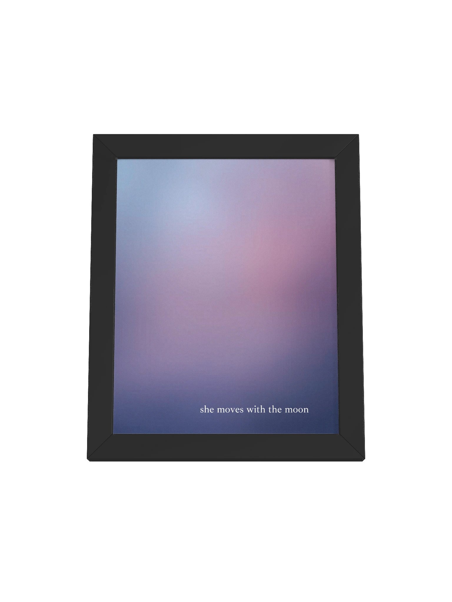 🌙 Midnight Blue + Violet + Pink — "she moves with the moon" product image (1)