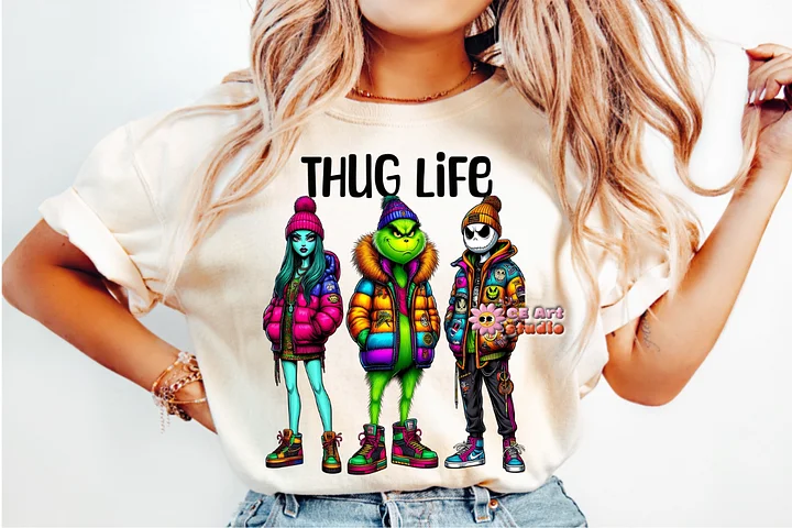 Nightmare Thug Life PNG Design product image (1)