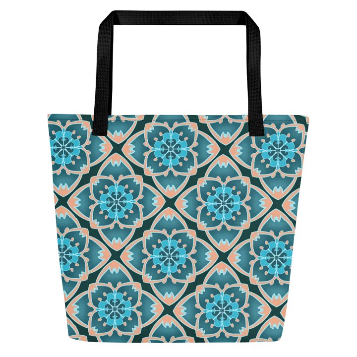 Beautiful Green Pillow Pattern All Over Print Tote product image (1)