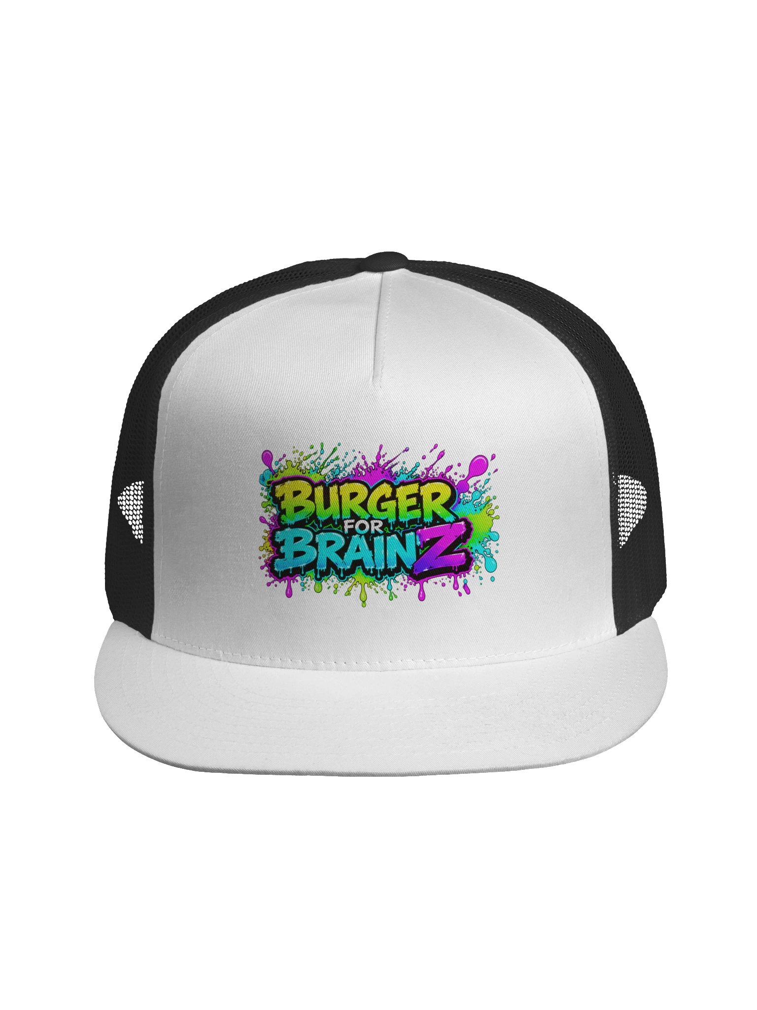 Burger for BrainZ Neon Graffiti Trucker Cap product image (1)