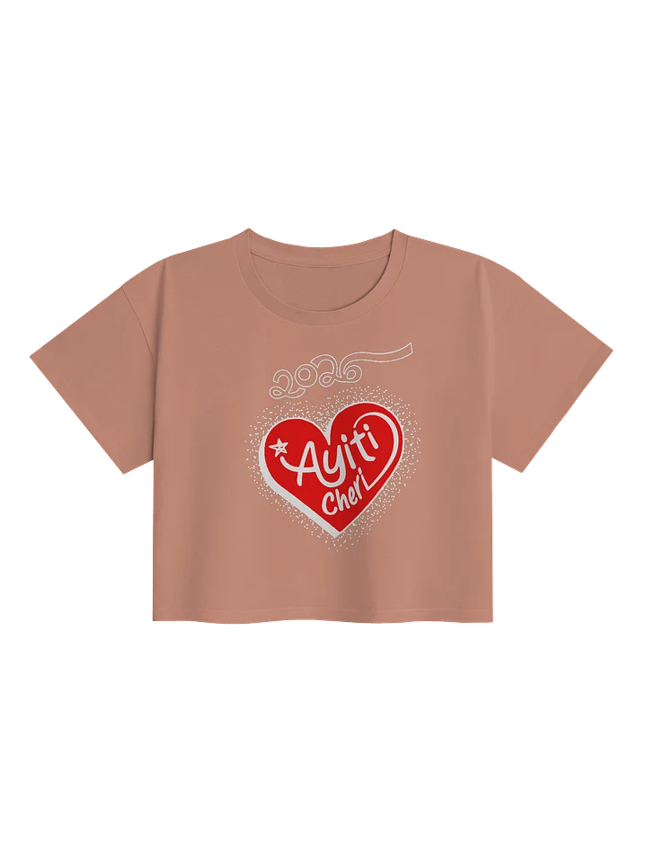 Ayiti Cheri Heart Women's Crop Top product image (1)