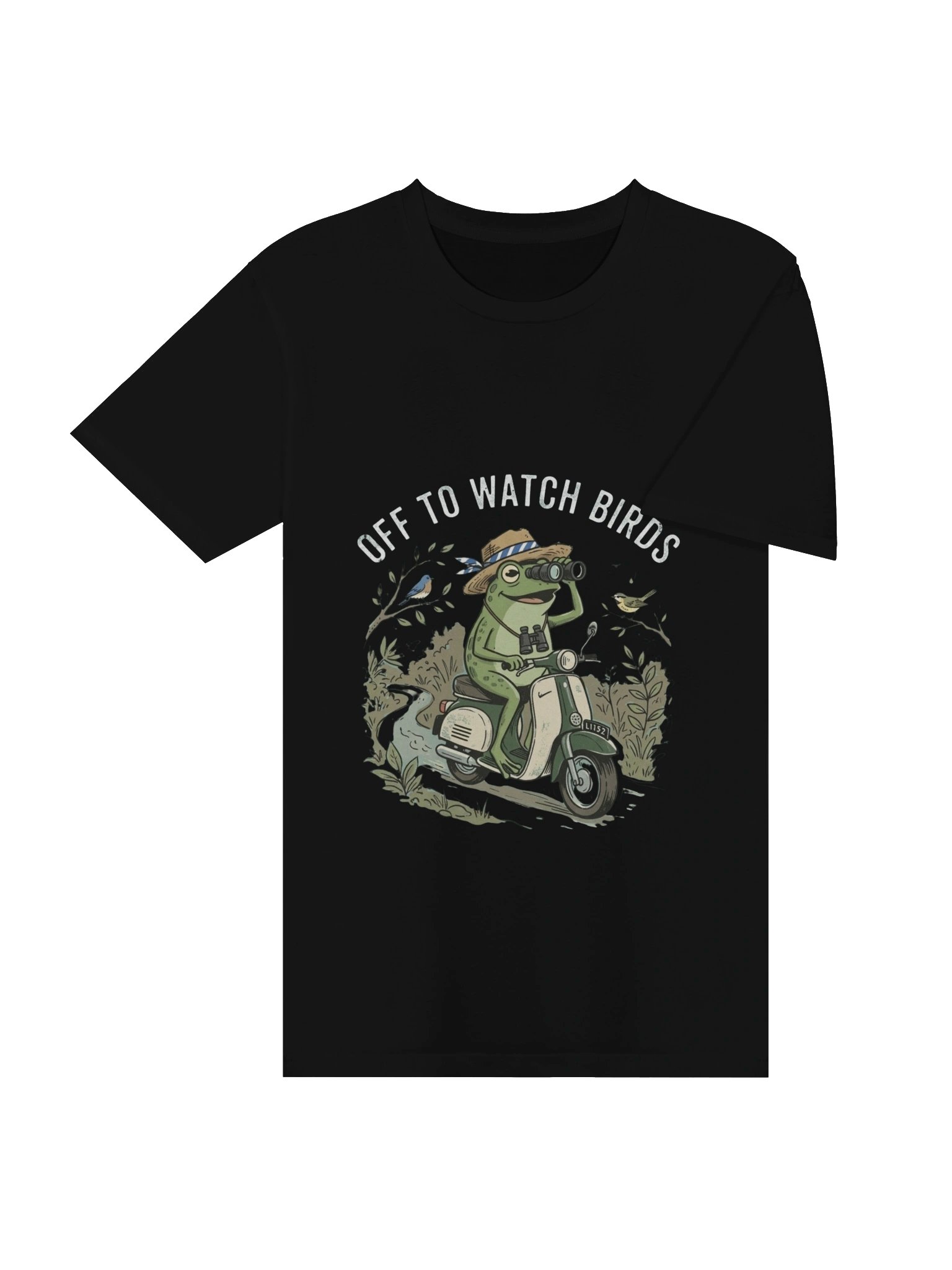 Chill Frog Scooter Ride – Outdoor Life Shirt product image (10)