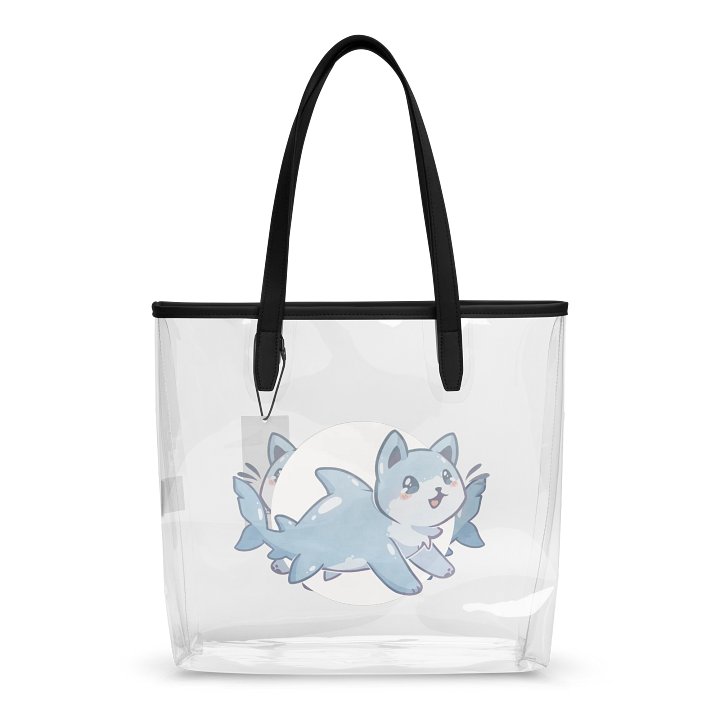 CATSHARK - White Shark - clear tote bag product image (2)