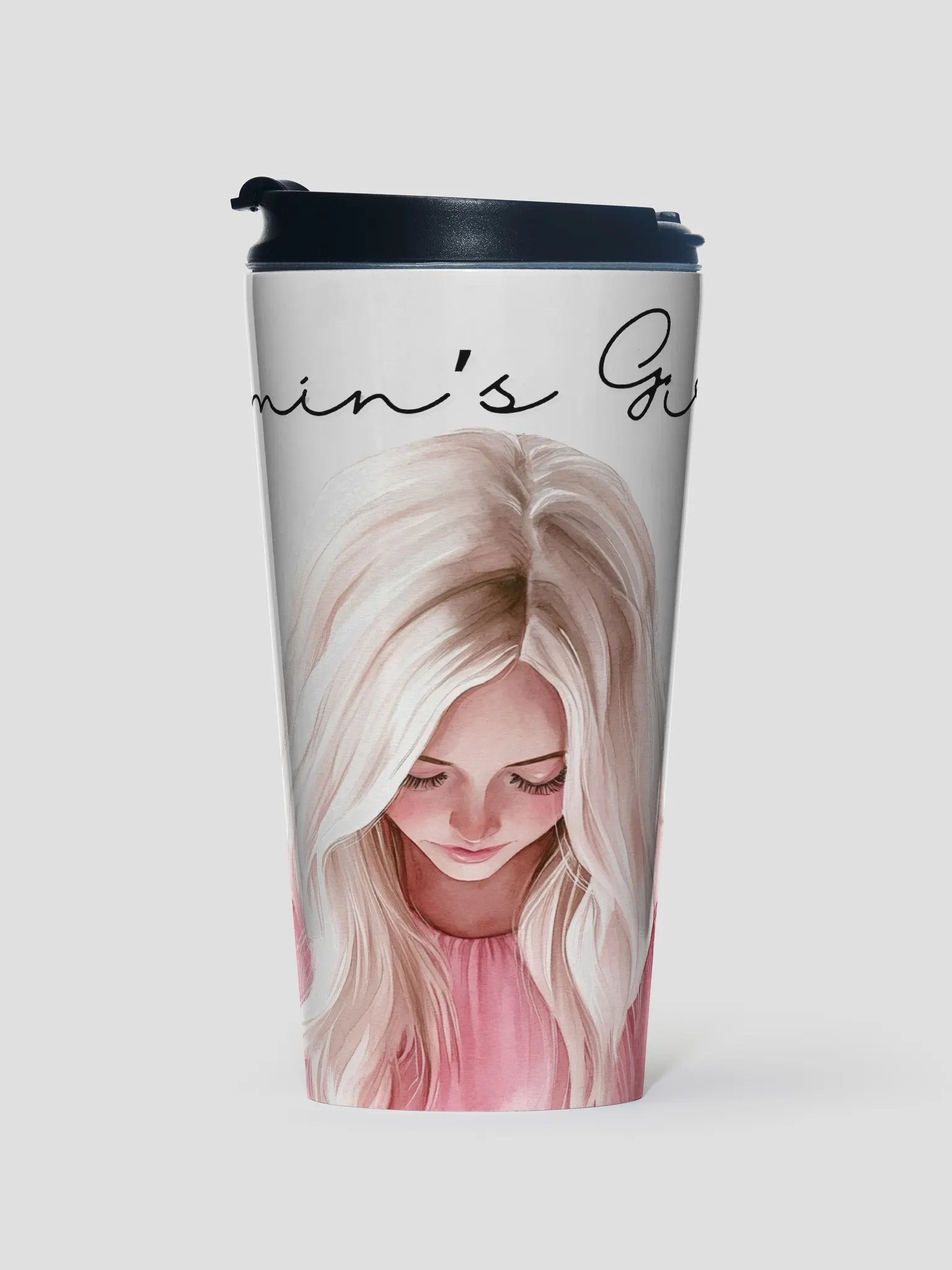 Jimin's Girl Stainless Steel Travel Mug product image (1)