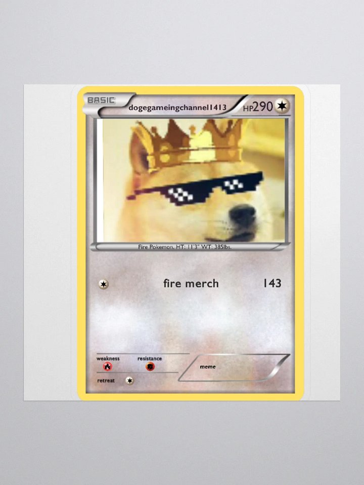 dogegameingchannel1413 Pokémon card product image (1)