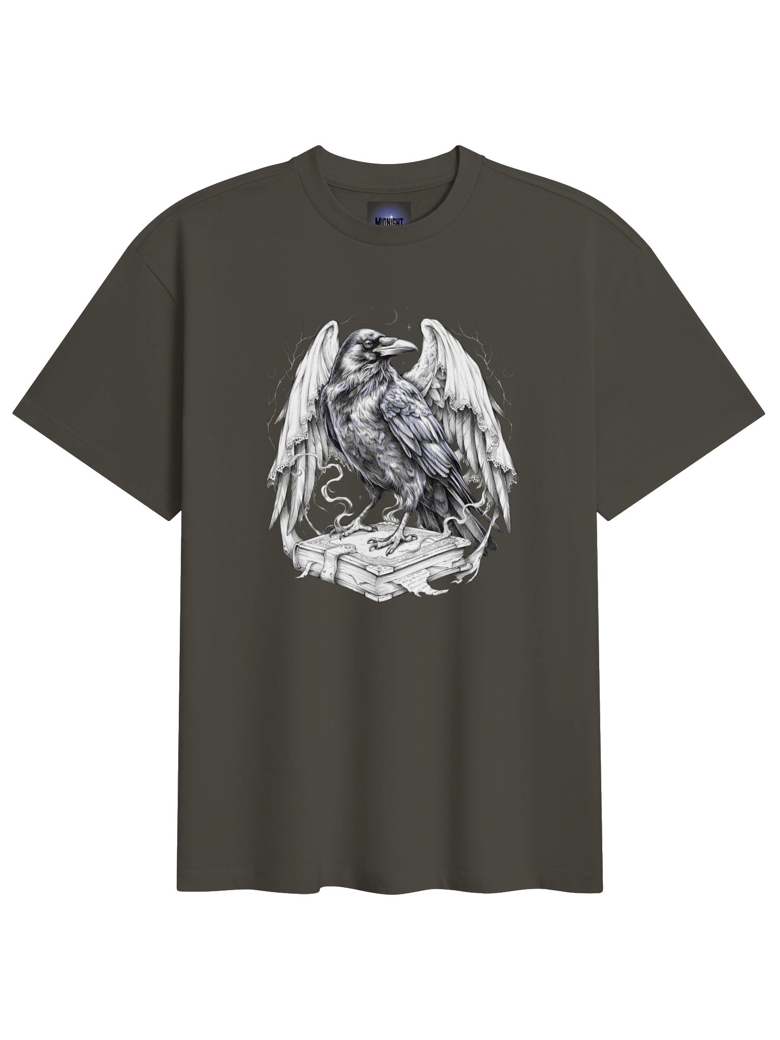 Grimoire Raven // Winged Codex Heavyweight Box Tee product image (3)