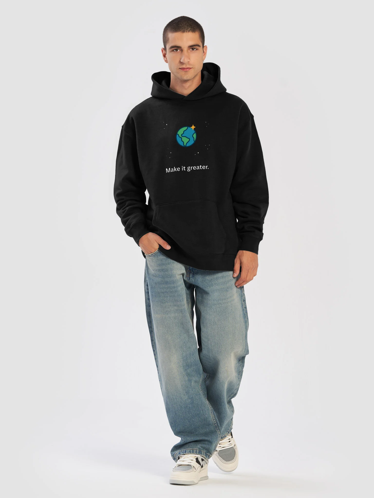 Make it greater. Hoodie product image (5)