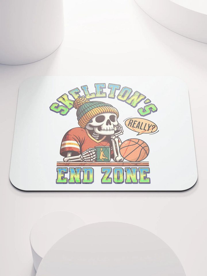 Skeletons End Zone Basketball Mouse Pad product image (2)