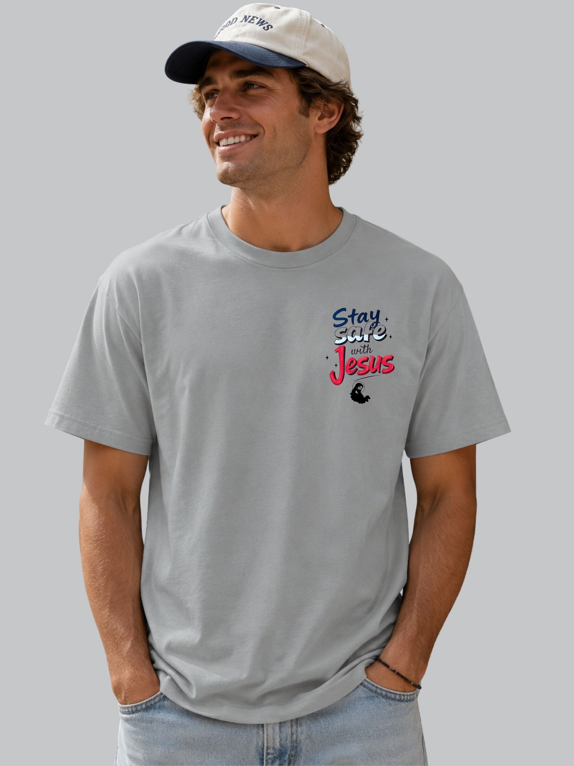 Stay Safe with Jesus Faith T-shirt product image (1)