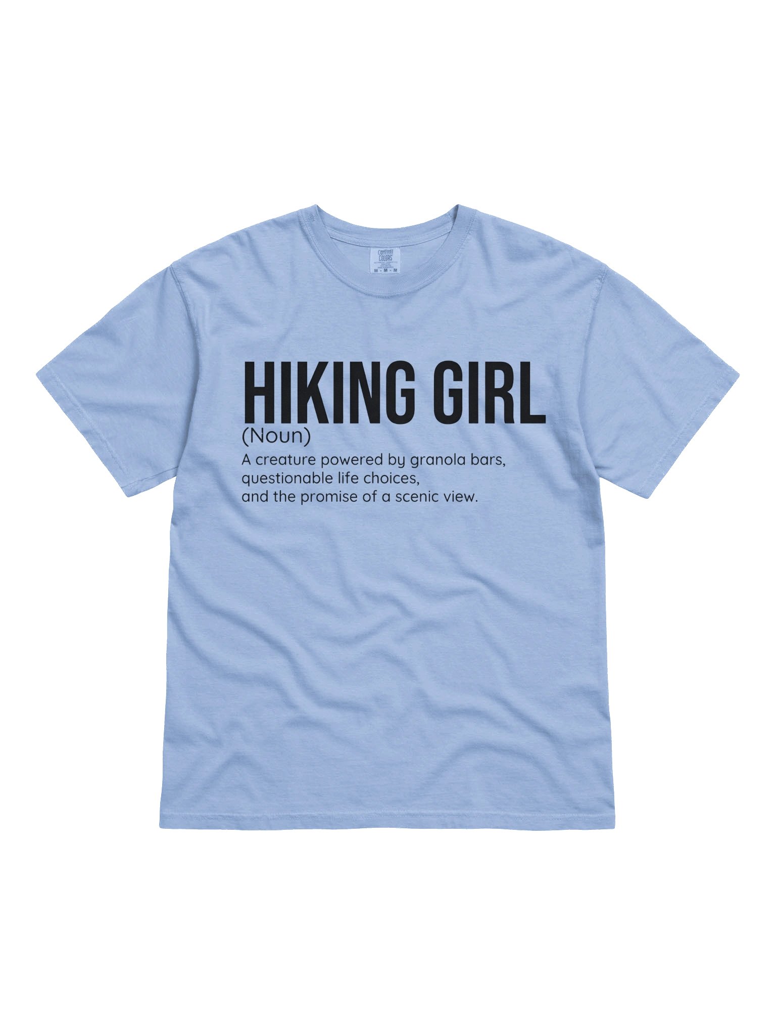 Hiking Girl Definition Graphic T-Shirt – Funny Outdoor Trail Humor Apparel product image (1)
