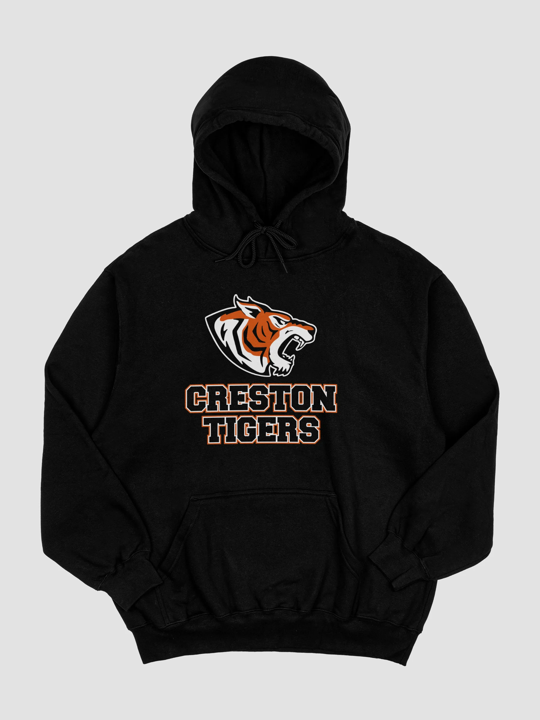 Creston Tigers with Logo Adult Hoodie product image (1)